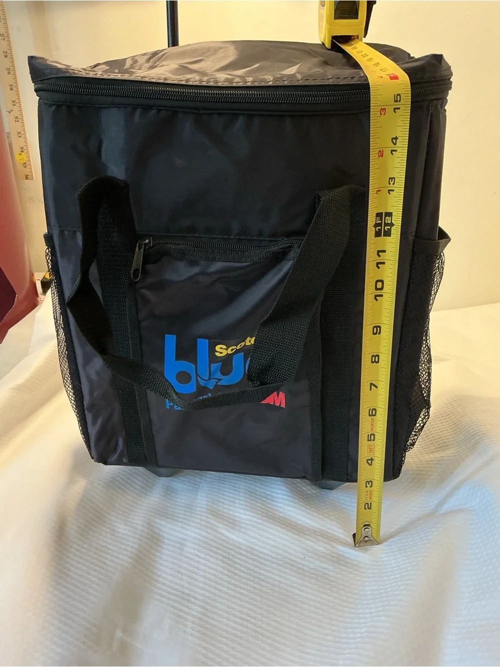 Cooler 3M Scotch Blue Black Painter's Tape Duffel Tote .